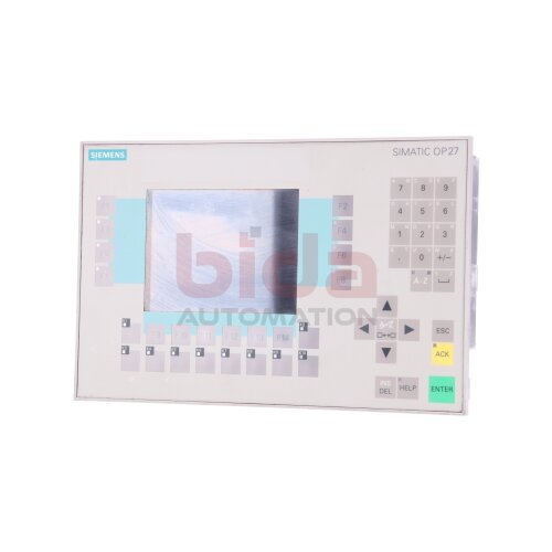 Siemens 6AV3627-1JK00-0AX0 / 6AV3 627-1JK00-0AX0 Operator panel Bedienger&auml;t Steuerung Mono OP27
