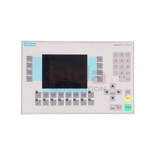 Siemens 6AV3627-1JK00-0AX0 / 6AV3 627-1JK00-0AX0 Operator panel Bedienger&auml;t Steuerung Mono OP27