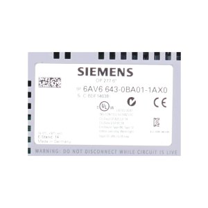 Siemens 6AV6643-0BA01-1AX0 Operator Panel OP277 ** 12...