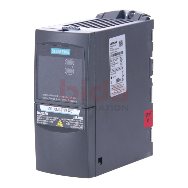Siemens 6SE6440-2UD15-5AA1 Micromaster 440 Frequenzumrichter Frequency Converter
