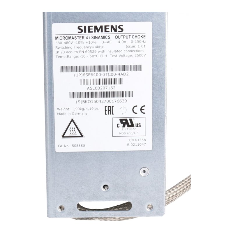 Siemens 6SE6400-3TC00-4AD2E