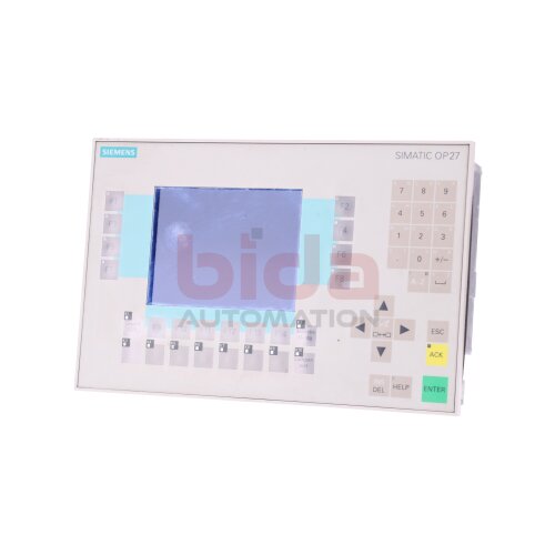 Siemens 6AV3627-1LK00-1AX0 OP27 Operator Panel Bedienger&auml;t
