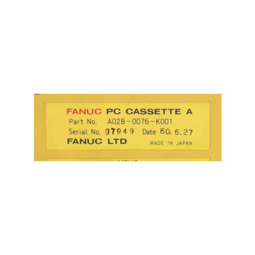 FANUC A02B-0076-K001 PC-Cassette Speichermodul Kassette