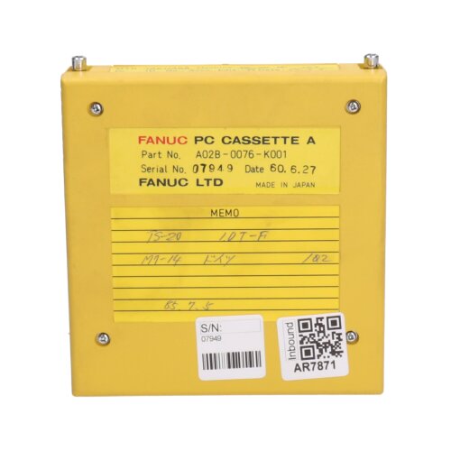 FANUC A02B-0076-K001 PC-Cassette Speichermodul Kassette