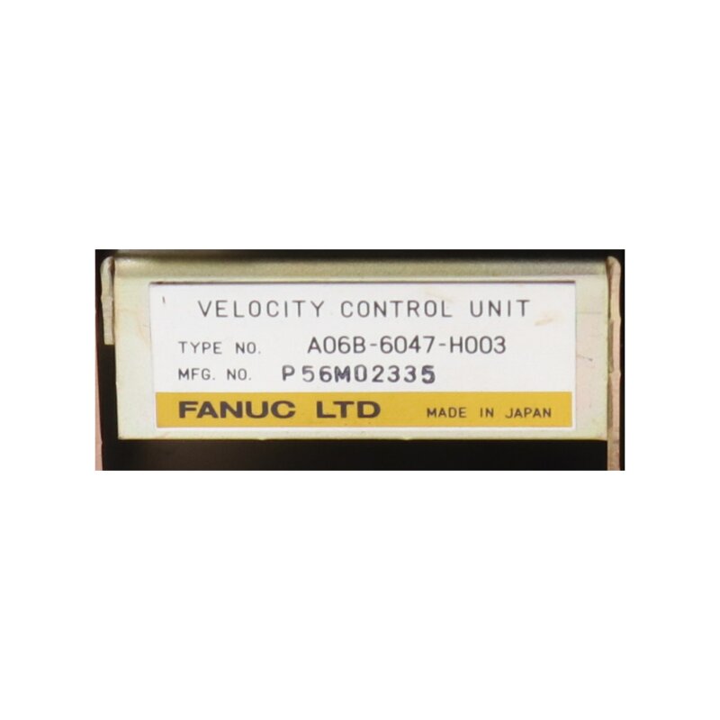FANUC A06B-6047-H003 Servosteuerung Spindle Controler ** 6 Monate Garantie