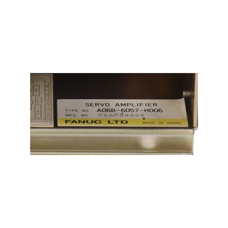 FANUC A06B-6057-H006 Servosteuerung Spindle Controler ** 6 Monate Garantie