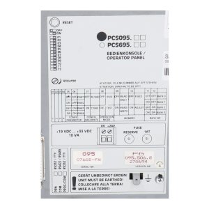 Lauer PCS095 Bediengerät Bedieneinheit Operator Panel