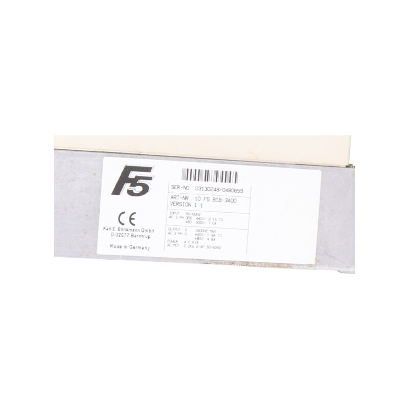 KEB 10.F5.B1B-3A00 Frequenzumrichter Frequency converter