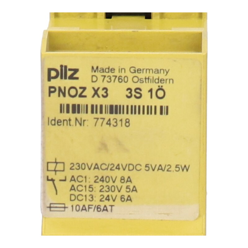 Pilz PNOZ X3   3S 1&Atilde;&ndash;