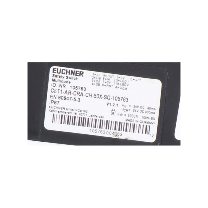 Euchner CET1-AR-CRA-CH-50X-SG-105763
