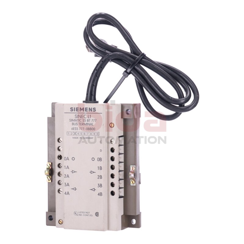 Siemens Simatic S5 6ES5777-0BB00 / 6ES5-777-0BB00 Sinec L1 Bus Terminal E-Stand: 3