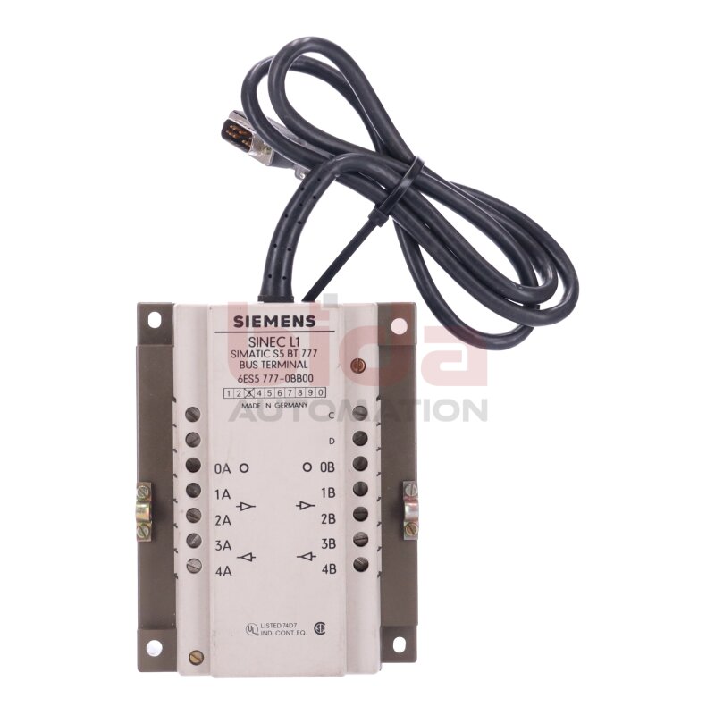 Siemens Simatic S5 6ES5777-0BB00 / 6ES5-777-0BB00 Sinec L1 Bus Terminal E-Stand: 3