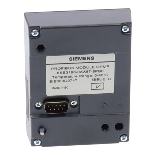 Siemens 6SE3190-0XX87-8PB0 / 6SE3 190-0XX87-8PB0 Profibusmodul Profibus module