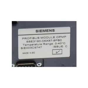 Siemens 6SE3190-0XX87-8PB0 / 6SE3 190-0XX87-8PB0...