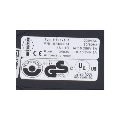 Tesch 07400074 Typ F127x101  Sicherheitsrelais Safety relay