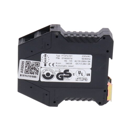 Tesch 07400074 Typ F127x101  Sicherheitsrelais Safety relay