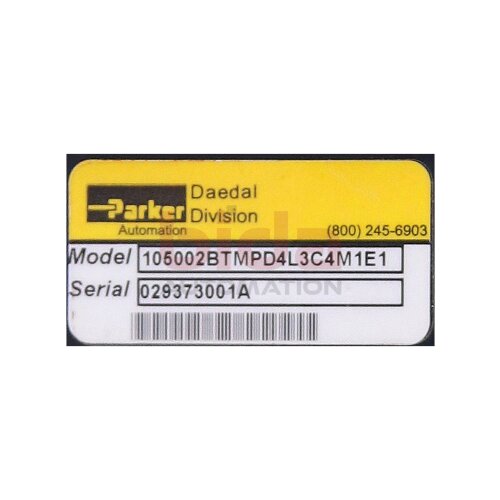 Parker 105002BTMPD4L3C4M1E1 Antriebsmotor Drive motor