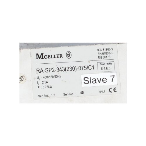 Moeller RA-SP2-343(230)-075/C1 Eilgangantrieb  Speed control unit
