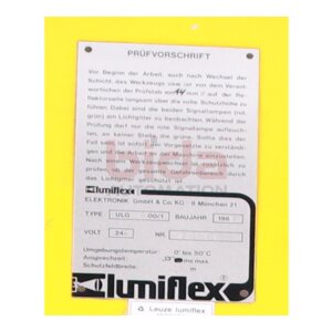 Lumiflex UGL 00/1 706 686 Lichtschranke Photoelectric...