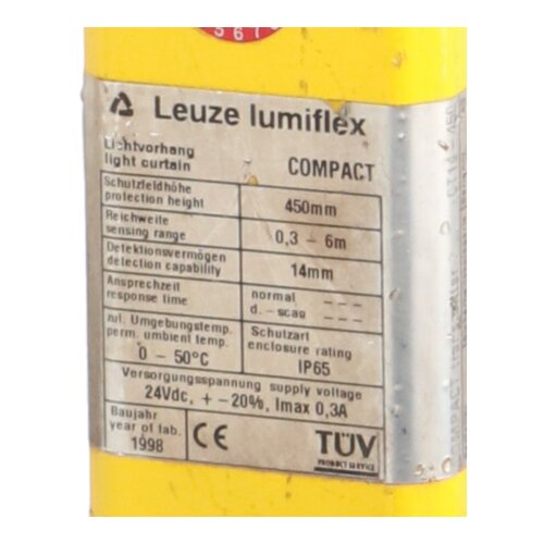 Leuze Lumiflex CT14-450 Sicherheit Licht Vorh&auml;nge Safety Light Curtains