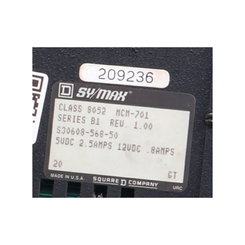 Square D Class 8052-MCM 701 Sy/Max Schnittstellen Modul Interface Module