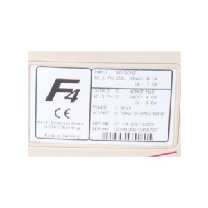 KEB 07.F4.S2C-1220 Frequenzumrichter Frequency Converter