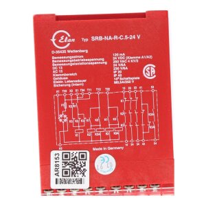 Elan SRB-NA-R-C.5-24V Sicherheitsrelais Safety relay