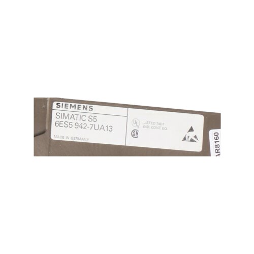 Siemens Simatic S5 6ES5 942-7UA13 CPU Modul CPU module