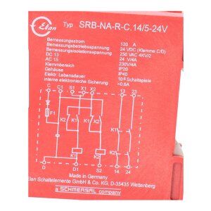 Elan SRB-NA-R-C.14/5-24V Sicherheitsrelais Safety relay