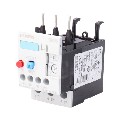 Siemens Sirius 3RU1126-1KB0 &Uuml;berlastungsrelais Overload Relay