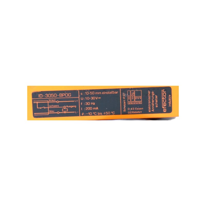 ifm electronic ID-3050-BP0G Elektrischer N&auml;hrungsschalter Electric proximity Switch