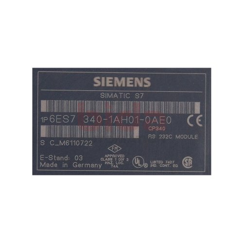 Siemens Simatic S7 6ES7 340-1AH01-0AE0 / 6ES7340-1AH01-0AE0 Kommunikationsprozessor communication processor