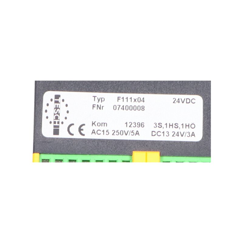 Tesch F111x04 Sicherheitsrelais Safety relay