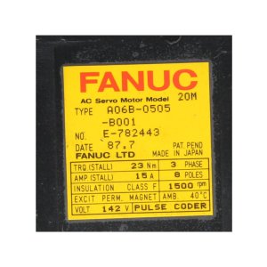 Fanuc A06B-0505-B001 3 Phasen Servomotor Servo Motor