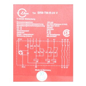 Elan SRB-TM-R-24V Sicherheitsrelais Safety relay