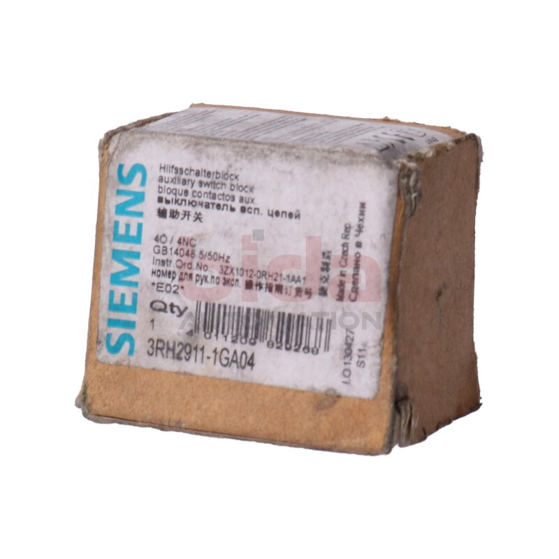 Siemens 3RH2911-1GA04 Hilfsschalterblock Auxiliary Switch Block