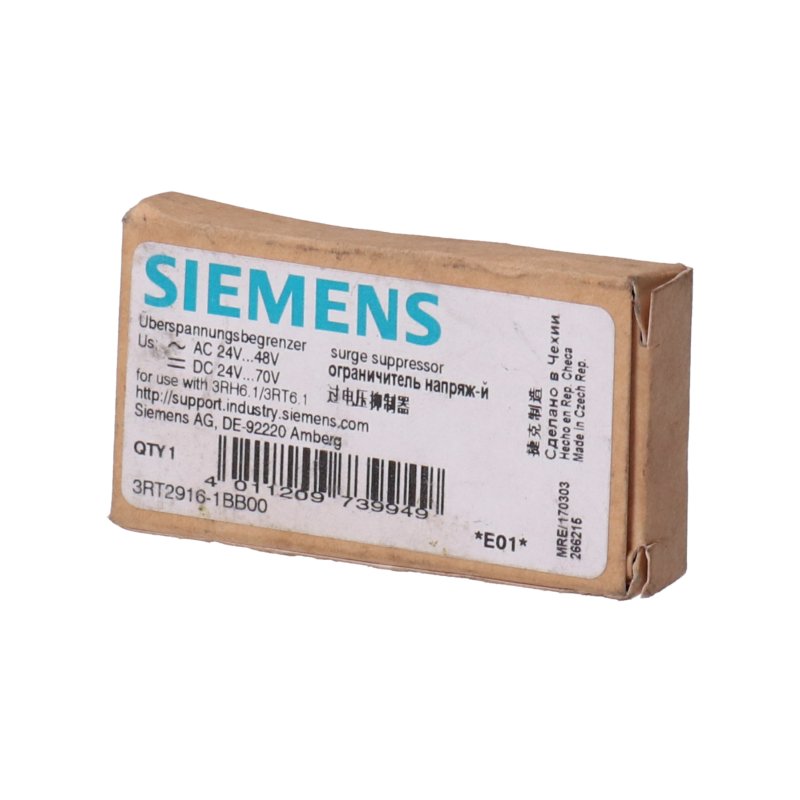Siemens 3RT2916-1BB00 &Uuml;berspannungsbegrenzer Surge Suppressor