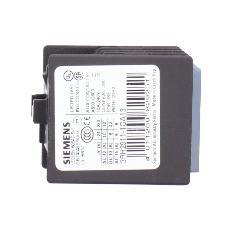 Siemens 3RH2911-1GA13 Hilfsschalterblock Auxiliary Switch Block