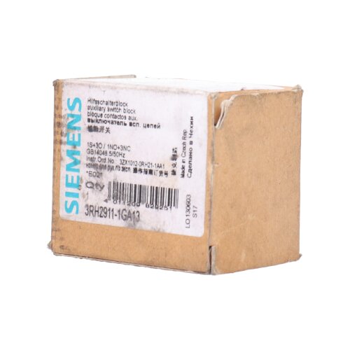 Siemens 3RH2911-1GA13 Hilfsschalterblock Auxiliary Switch Block