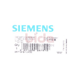 Siemens 3RT1916-1JK00 Überspannungsbegrenzer Surge...