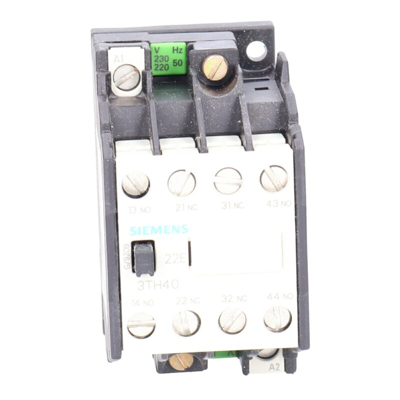 Siemens 3TH40 22-0AP0 / 3TH4022-0AP0 Hilfesch&uuml;tz Controll Relay