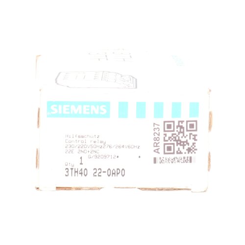 Siemens 3TH40 22-0AP0 / 3TH4022-0AP0 Hilfesch&uuml;tz Controll Relay