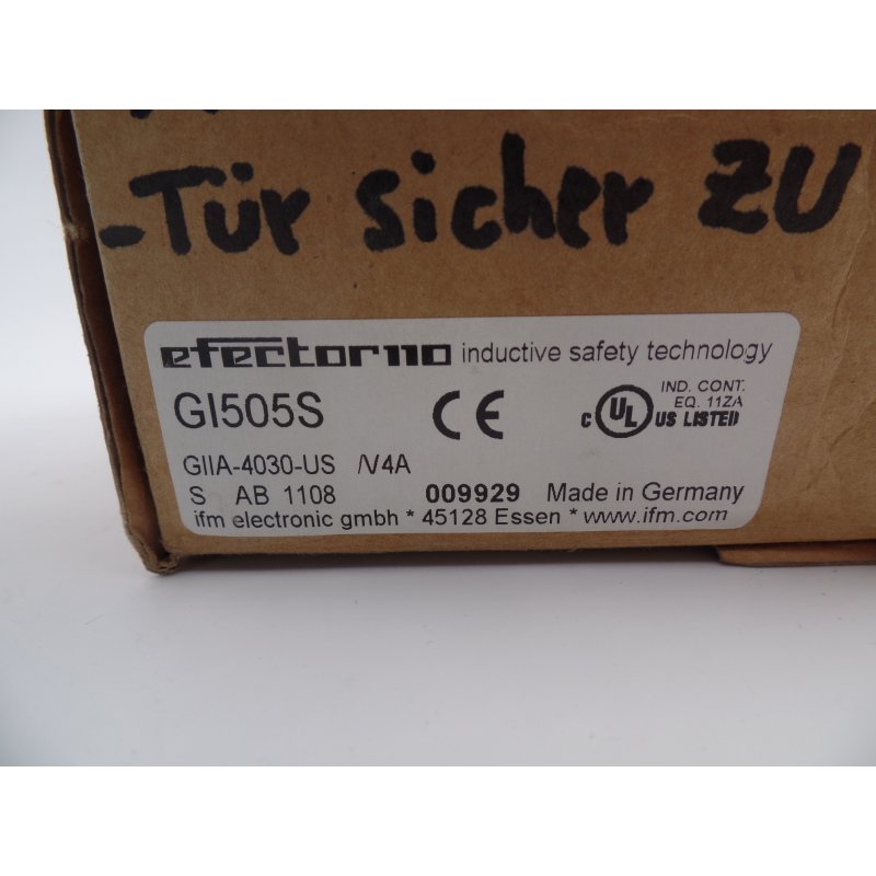 ifm GI505S GIIA-4030-US/ V4A Induktiver Sicherheitssensor inductive safety sensor
