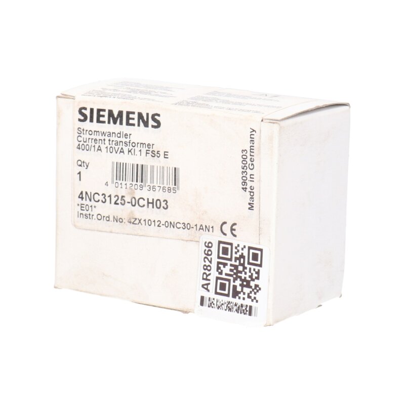 Siemens 4NC3125-0CH03 / 4NC3 125-0CH03 Stromwandler CURRENT TRANSFORMER