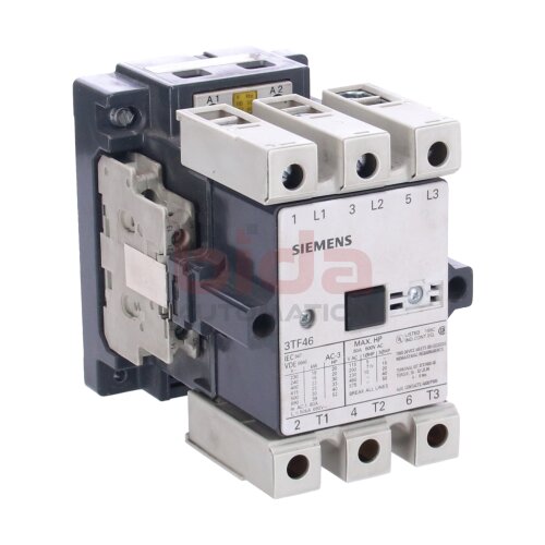 Siemens 3TF46 Leistungssch&uuml;tz / Power Contactor 600V AC