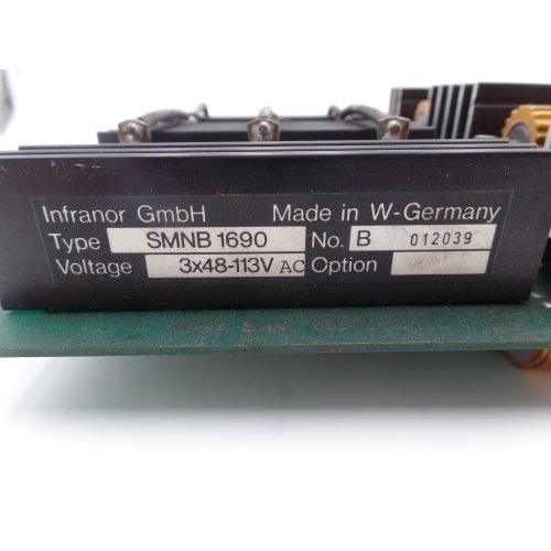Infranor SMNB 1690 Netzteil Nennspannung 3X48-113V Board Power Supply