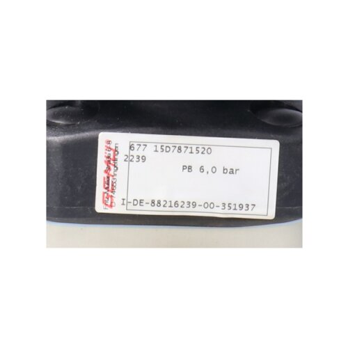 GEM&Uuml;  677 15D7871520 Membran Kunststoffventil Membrane Plastic Valve