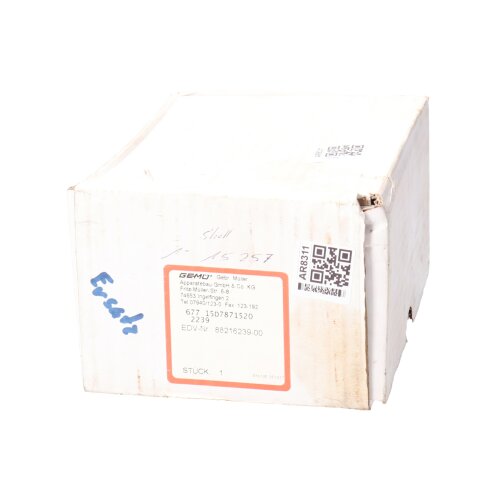 GEM&Uuml;  677 15D7871520 Membran Kunststoffventil Membrane Plastic Valve
