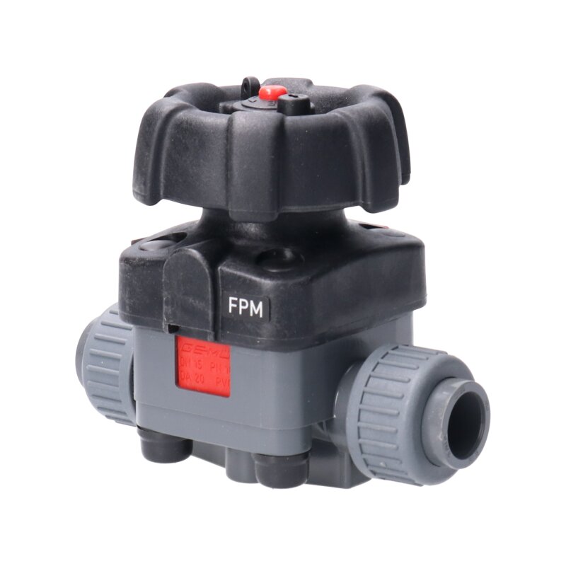 Gem&uuml; 677 15D 7 1 40 Kunststoff Membranventil  Plastic Diaphragm Valve