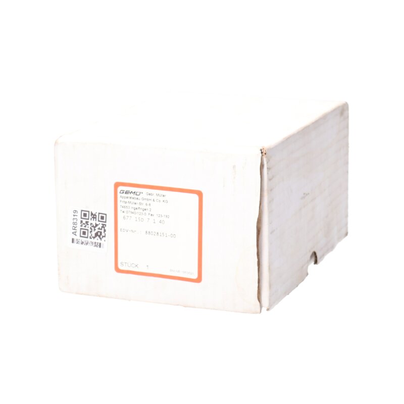 Gem&uuml; 677 15D 7 1 40 Kunststoff Membranventil  Plastic Diaphragm Valve